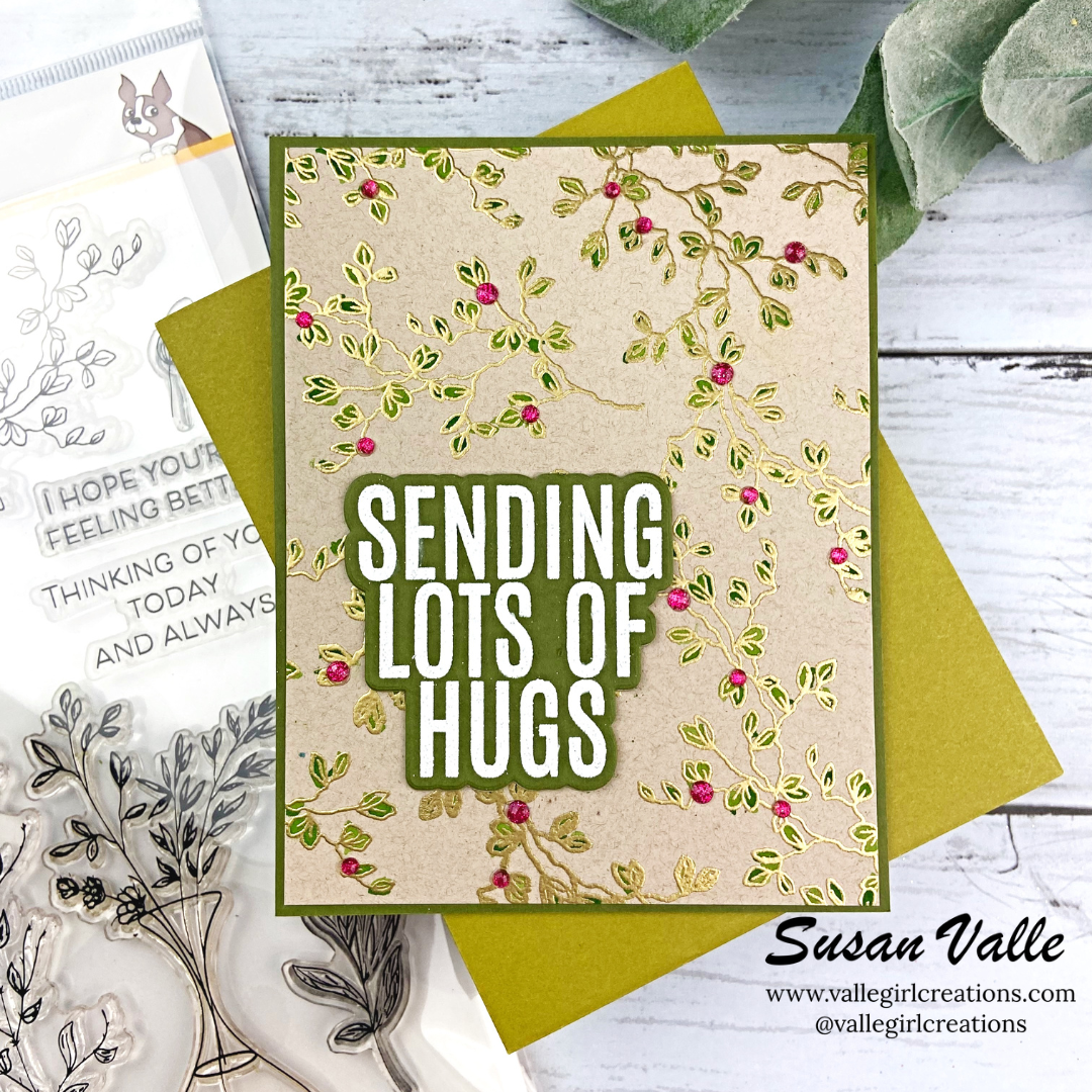 Simon Says Stamps and Dies Wildflower Cuttings set1003wc Friend Like You Hugs Card Susan Valle | color-code:ALT03