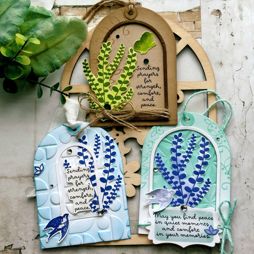 Simon Says Stamps and Dies With Sympathy set1233ws Always There Sympathy Tag Set Steff Munnings