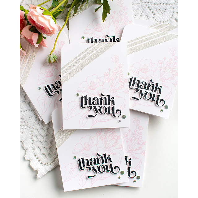 Simon Says Stamps and Dies With Thanks set968wt You Are My Favorite Thank You Cards Heather Hoffman | color-code:ALT08