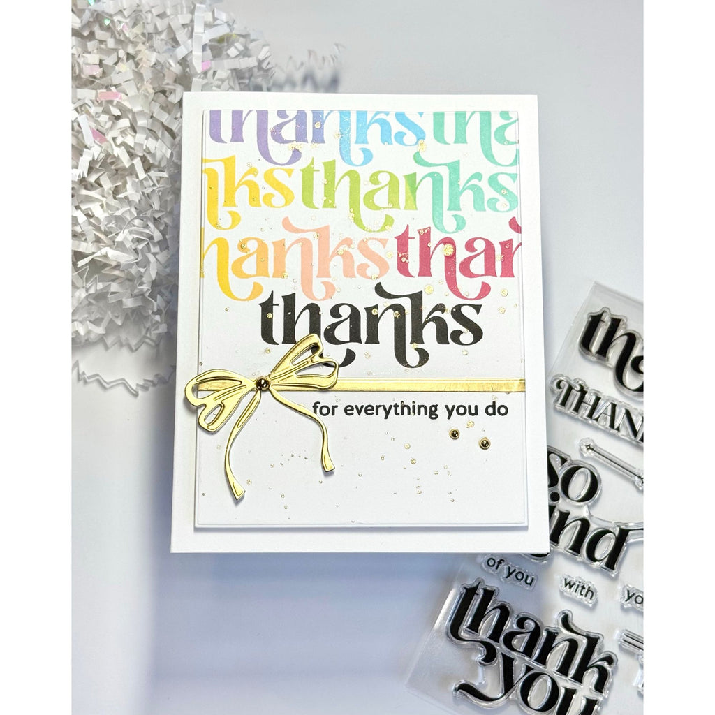 Simon Says Stamps and Dies With Thanks set968wt You Are My Favorite Thanks Card Karen Downs