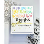 Simon Says Stamps and Dies With Thanks set968wt You Are My Favorite Thanks Card Karen Downs