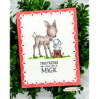 Simon Says Stamps and Dies Woodland Friends set1304wf Every Happiness Mary Reiner Deer and Bunny Friend Card 