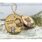 Simon Says Stamps and Dies Woodland Friends set1304wf Every Happiness Natalia Alton Wooden Critter Tags
