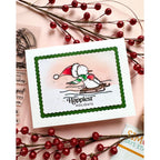 Simon Says Stamps and Dies Wrapped In Scarves set1087ws And Everything Nice Christmas Card Enza Gudor Sled Snowperson