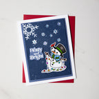 Simon Says Stamps and Dies Wrapped In Scarves set1087ws And Everything Nice Christmas Card Melanie Barrett String of Lights