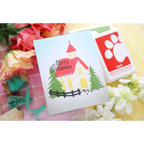 Simon Says Stamps and Dies Wrapped in His Love set1071wl Christmas Card | color-code:ALT11 Laura Bassen Country Church