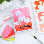 Simon Says Stamps and Dies XL Birthday Greetings Birthday Card