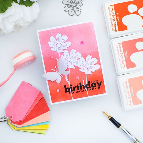 Simon Says Stamps and Dies XL Birthday Greetings Birthday Card