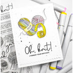 Simon Says Stamps and Dies Yarn Love Words And Images set622yl Yarn Pun Card Tracy Ware | color-code:ALT07