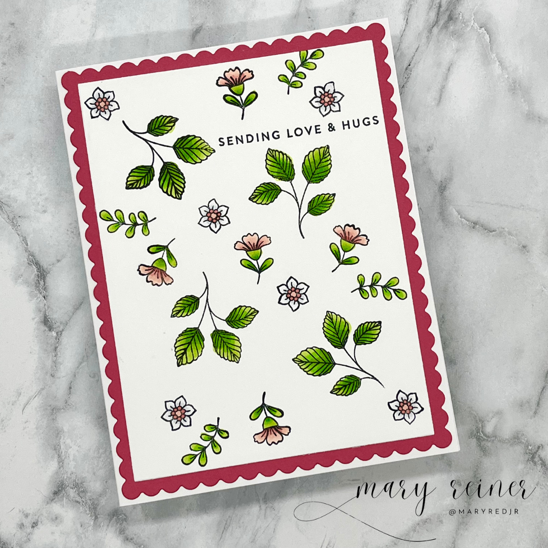 Simon Says Stamps and Stencils Beautiful Blooms set792bb Sunny Vibes Sending Love and Hugs Card Mary Reiner | color-code:ALT04