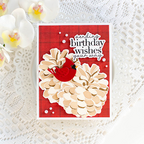 Simon Says Stencils and Dies Layering Pinecone set1083lp Birthday Card | color-code:ALT02 Heather Hoffman Cardinal 