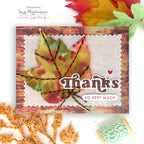 Simon Says Stencils and Dies Red Maple set1066rm Gratitude Card | color-code:ALT04 Suzy Stitched Leaf