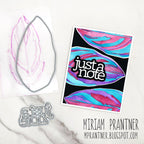 Simon Says Stencils and Wafer Dies Stromanthe set936st Favorite Things Just a Note Card | color-code:ALT02 Miriam Prantner Flourescent