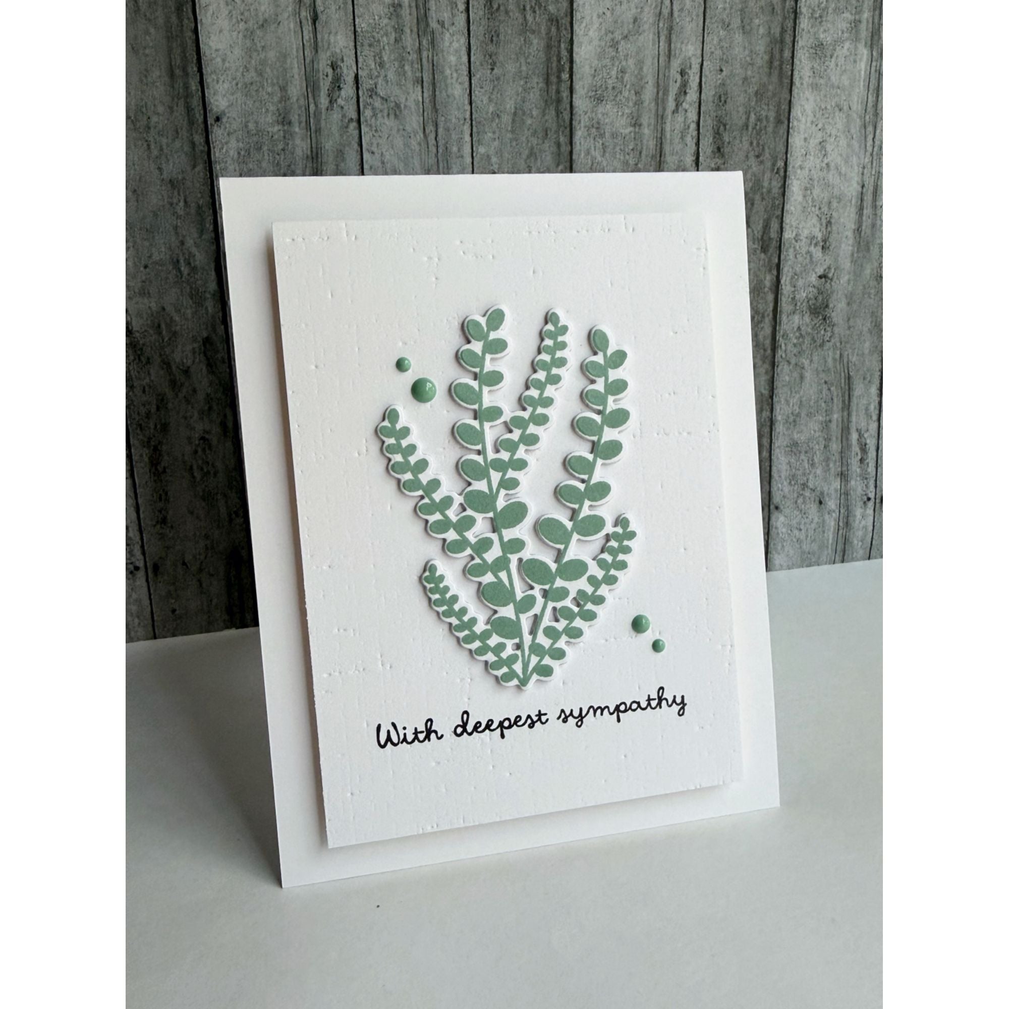 Simon Says Wafer Dies With Sympathy 1502sdc Always There Simple Sympathy Card Lisa Addesa | color-code:ALT02