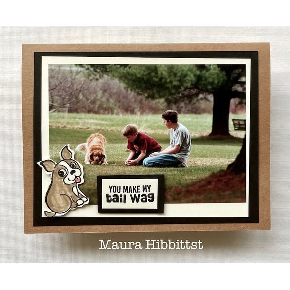 Simon Says Clear Stamps Simon's Pawty 3235ssc Photo Card