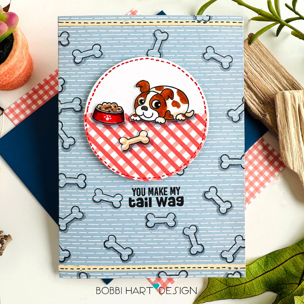 Simon Says Clear Stamps Simon's Pawty 3235ssc Friend Card