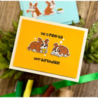 Simon Says Clear Stamps Simon's Pawty 3235ssc Birthday Card