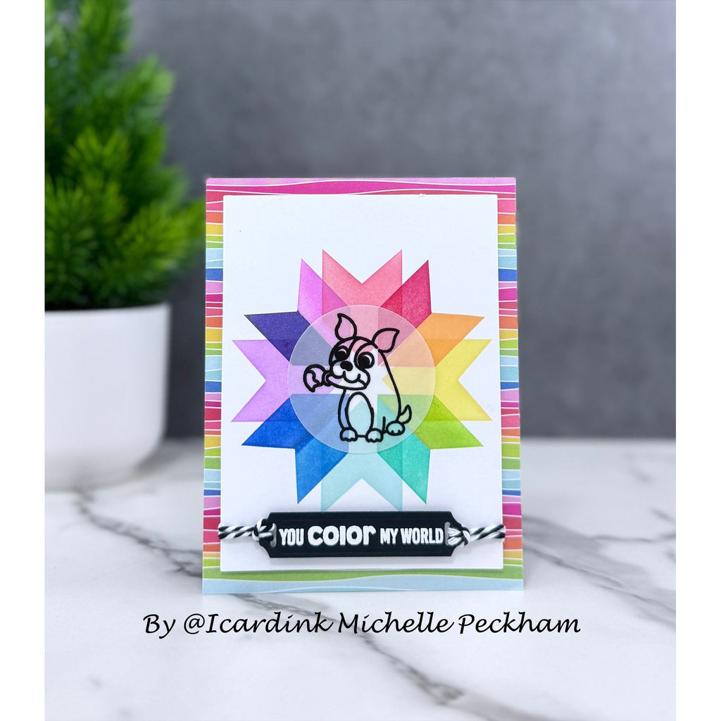 Simon Says Clear Stamps Simon's Pawty 3235ssc Friend Card