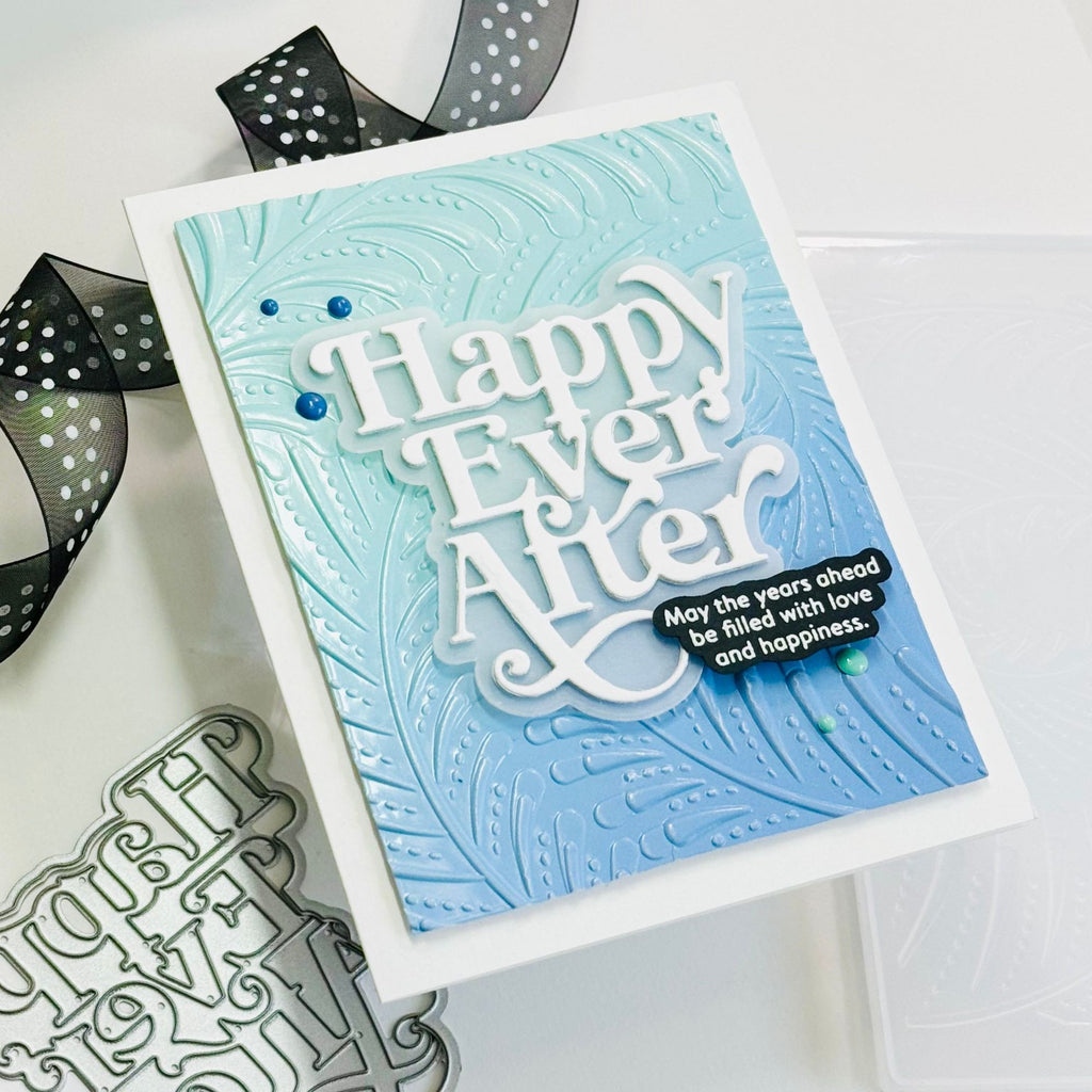 Simon Says Clear Stamps Simple Wedding Wishes 3049ss Celebrate Wedding Card