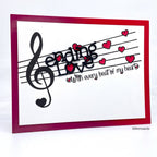 Simon Says Stamp Simple Sending Love Wafer Dies 1120sd Cheering for You Sending Love Card