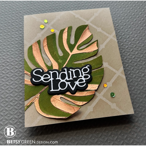 Simon Says Stamp Simple Sending Love Wafer Dies 1120sd Cheering for You Sending Love Card | color-code:ALT03