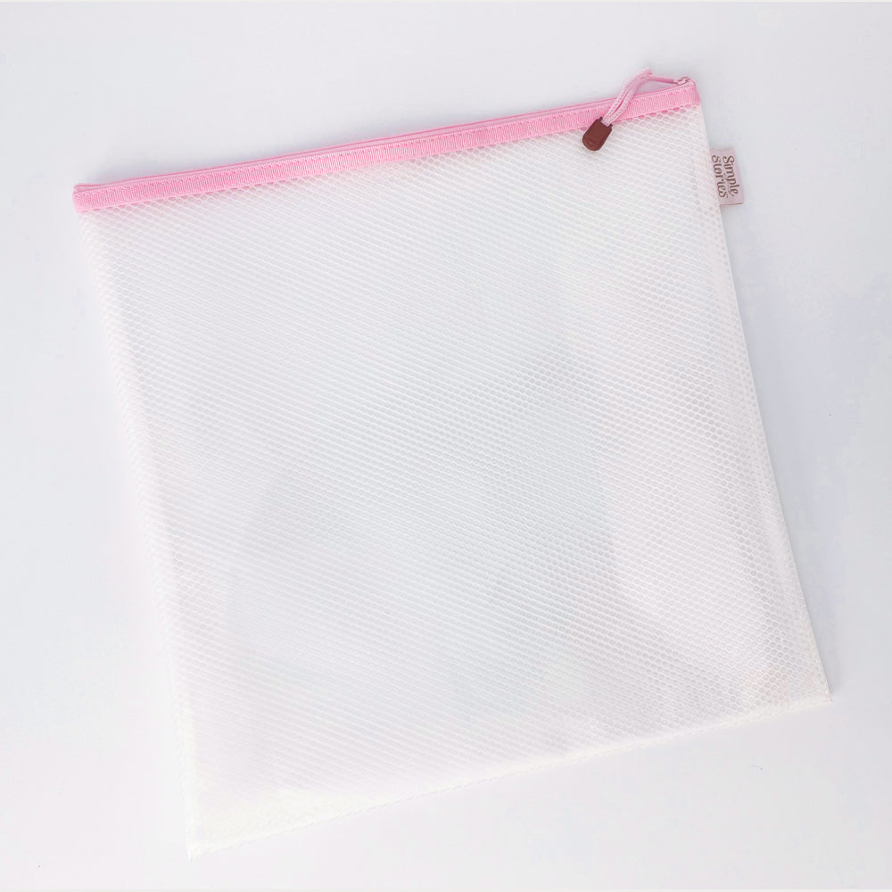 Simple Stories 14 x 14 Pink Large Craft Storage Pouch 25687