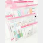Simple Stories 14 x 14 Pink Large Craft Storage Pouch 25687 Closeup Image