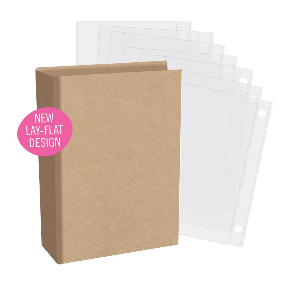 Simple Stories 4 x 6 Kraft Chipboard Binder 13336