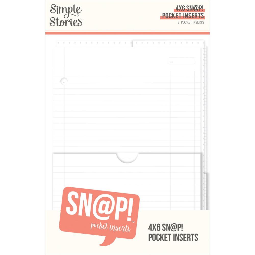 Simple Stories 4 x 6 Pocket Binder Inserts 13330