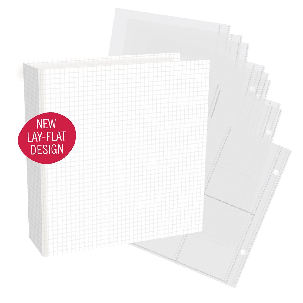 Simple Stories 6 x 8 Grid Chipboard Binder 13335