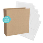 Simple Stories 6 x 8 Kraft Chipboard Binder 13337
