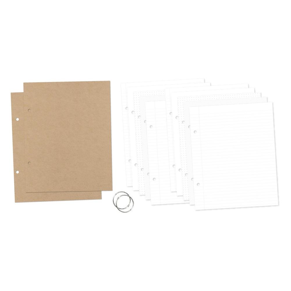 Simple Stories 6 x 8 Mini Chipboard Album 13328 Product Layout