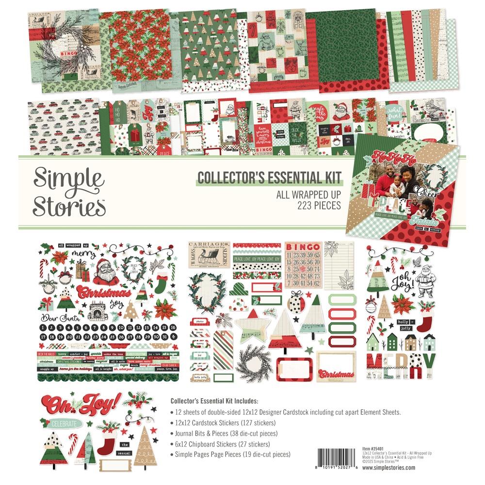 Simple Stories All Wrapped Up 12 x 12 Collector's Essential Kit 25401
