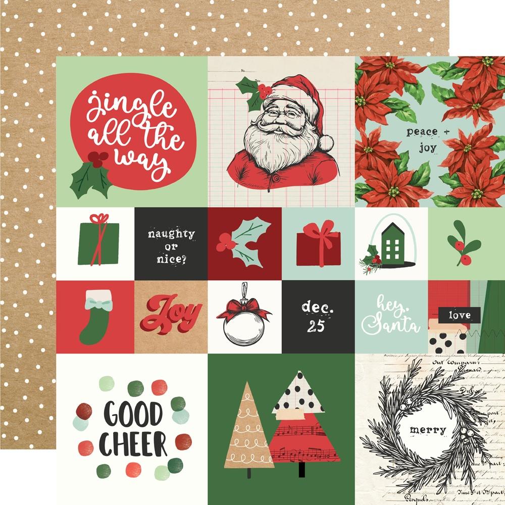 Simple Stories All Wrapped Up 12 x 12 Collector's Essential Kit 25401 2X2/4X4 Elements