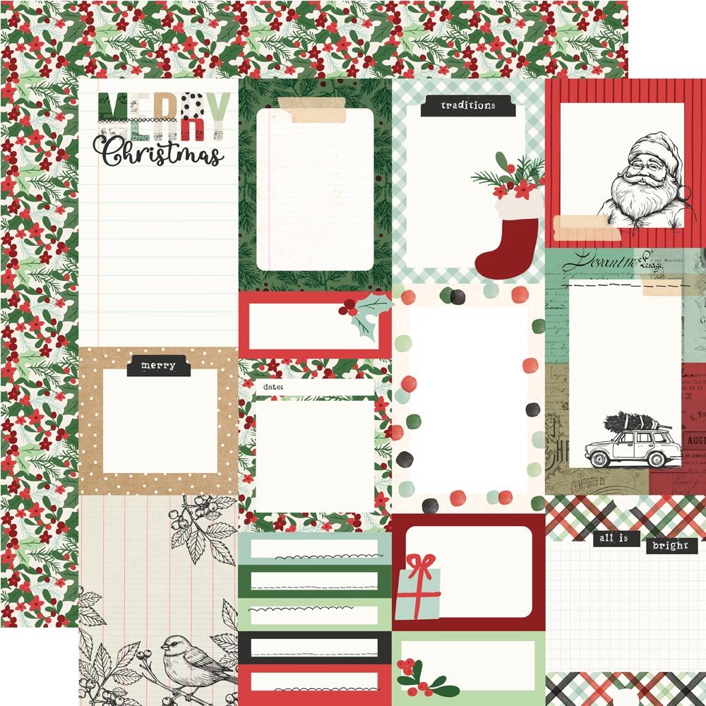 Simple Stories All Wrapped Up 12 x 12 Collector's Essential Kit 25401 Journal Elements