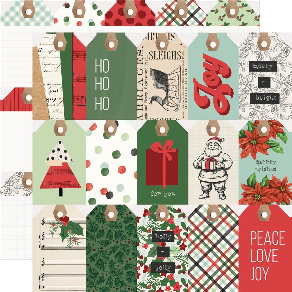 Simple Stories All Wrapped Up 12 x 12 Collector's Essential Kit 25401 Tag Elements
