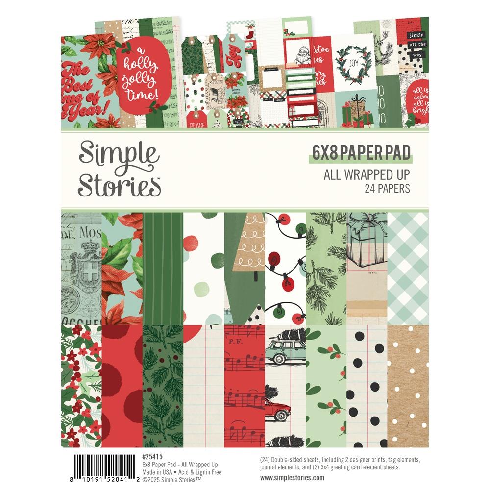 Simple Stories All Wrapped Up 6 x 8 Paper Pad 25415