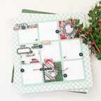 Simple Stories All Wrapped Up Glitter Enamel Dots 25424 Christmas Presents Layout