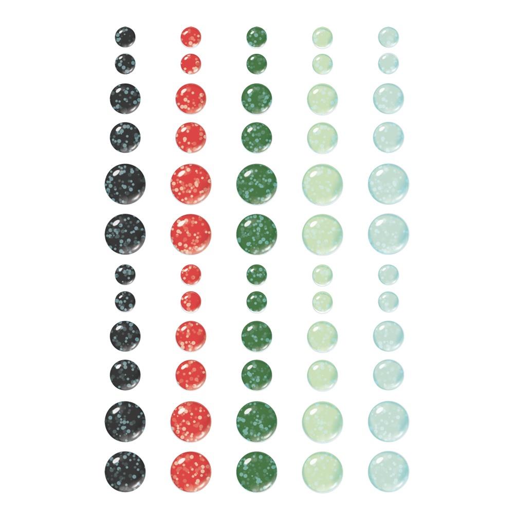 Simple Stories All Wrapped Up Glitter Enamel Dots 25424 Detailed Image