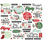 Simple Stories All Wrapped Up Sentiment Bits And Pieces 25420 Holiday Phrases