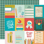 Simple Stories Book Fair 12 x 12 Collection Kit 24600 3X4 Elements