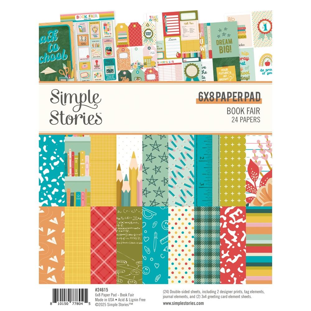 Simple Stories Book Fair 6 x 8 Paper Pad 24615