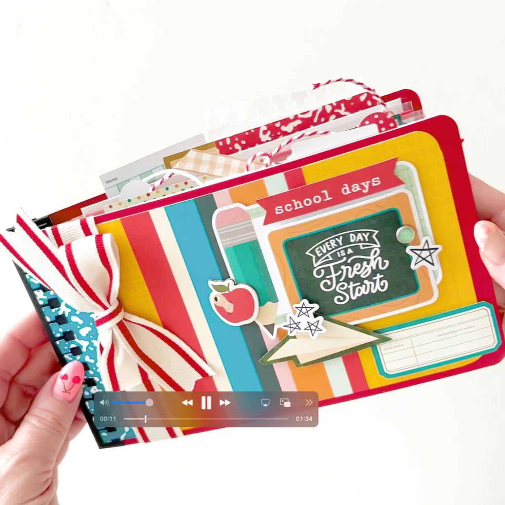 Simple Stories Book Fair 6 x 8 Paper Pad 24615 Flipbook