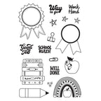 Simple Stories Book Fair Clear Stamp Set 24616 Detailed Image