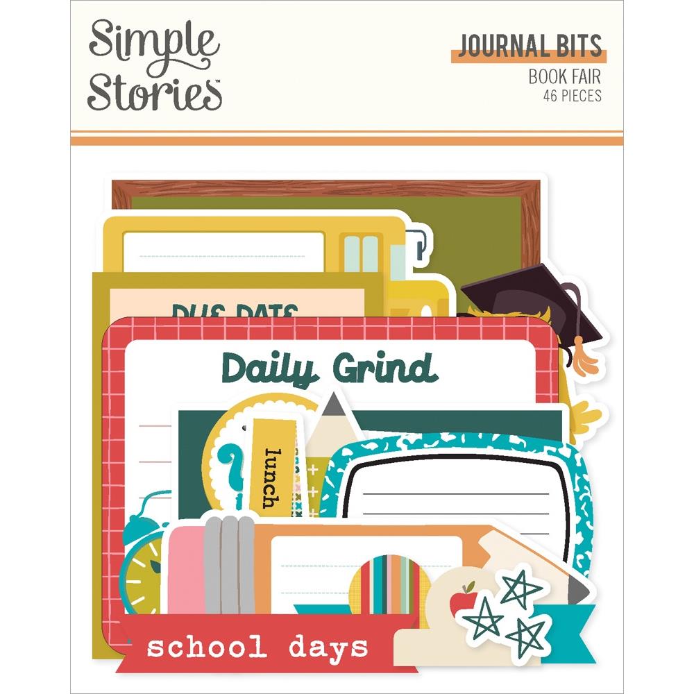 Simple Stories Book Fair Journal Bits And Pieces 24619