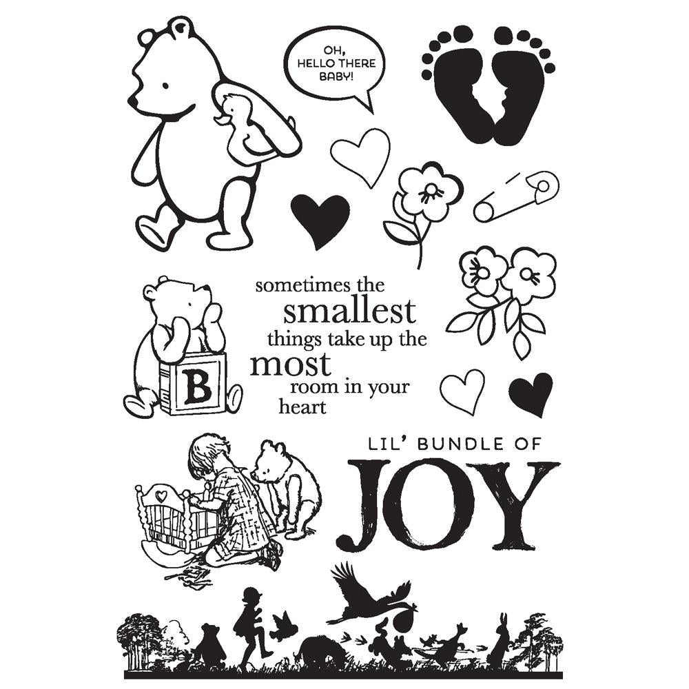 Simple Stories Bundle Of Joy Clear Stamps 25823 Baby Images