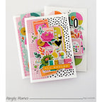 Simple Stories Color Me Happy 12 x 12 Collection Kit 26500 All Smiles Card