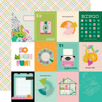 Simple Stories Color Me Happy 12 x 12 Collection Kit 26500 Bingo Card