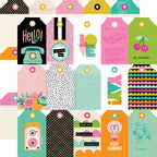 Simple Stories Color Me Happy 12 x 12 Collection Kit 26500 Keep Shining Tags