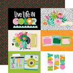 Simple Stories Color Me Happy 12 x 12 Collection Kit 26500 Live Life In Color